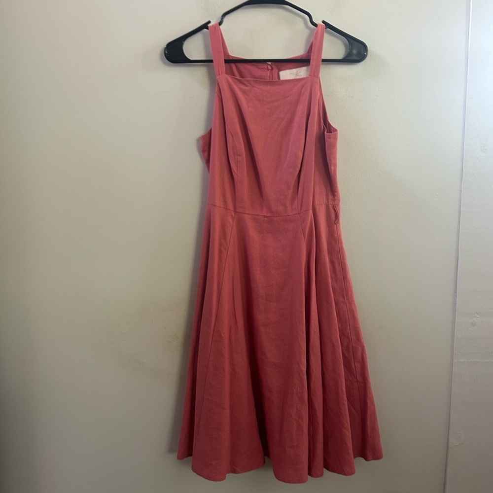 Gal Meets Glam Ruth Linen Dress - Picture 2 of 6